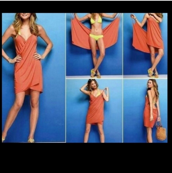 Wrap Swim Dress Cover-Up - Picture 3 of 3